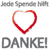Jede Spende hilf Danke W